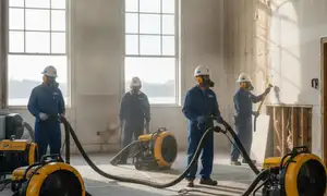 Structural drying equipment in Thousand Oaks, CA for water-damaged home restoration